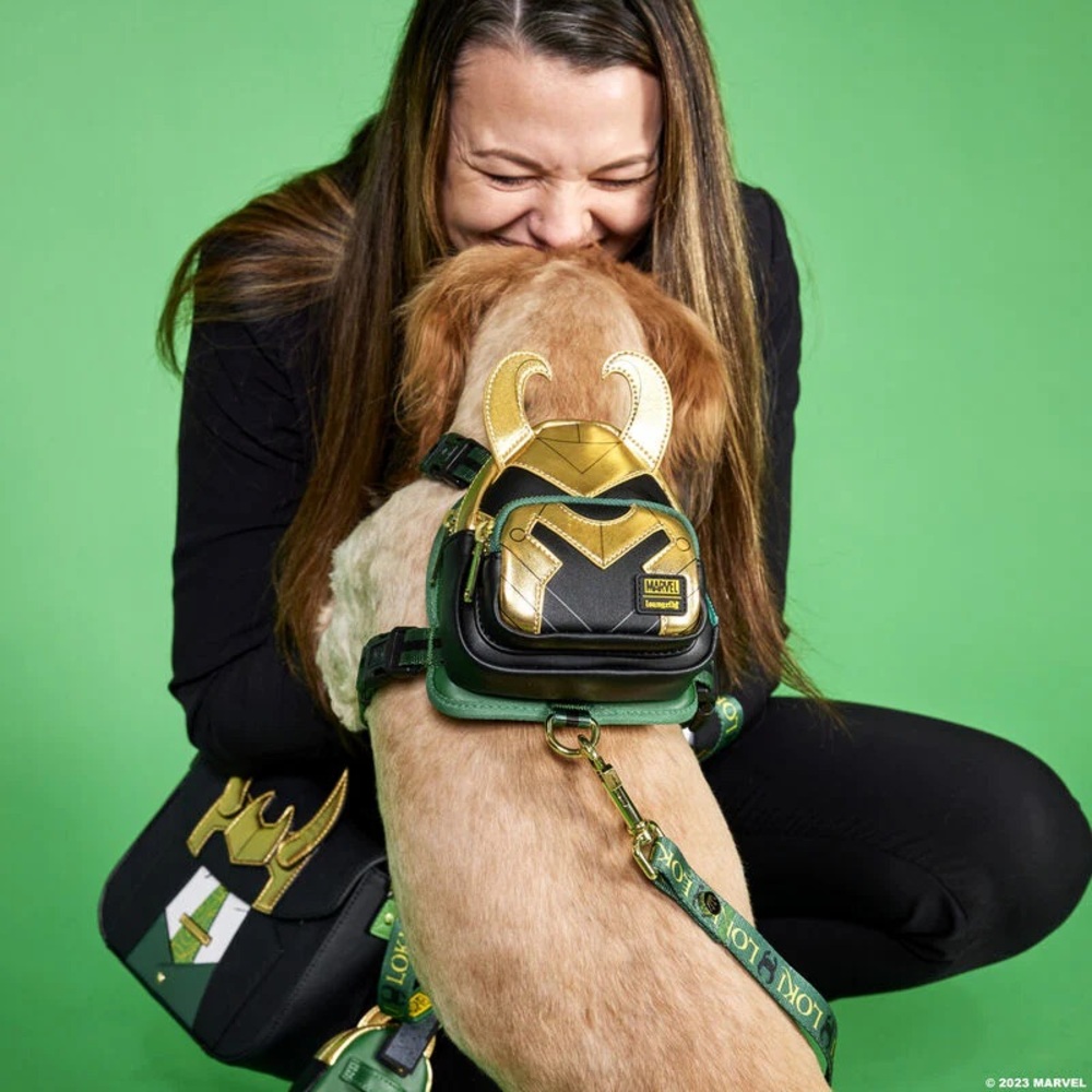 Marvel x Loungefly Loki Dog Harness Backpack – BRAND NEW 🆕